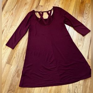 Ayla Merlot Dress
